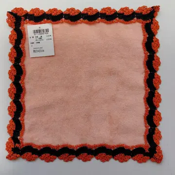 [ 미사용 새상품 ] 치카자와 레이스 이쿠라 살몬 핑크 손수건