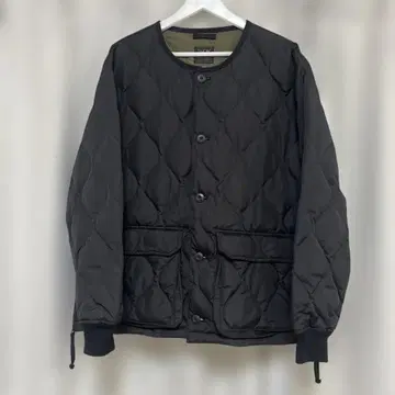 타이온 TAION 퀼팅 다운 자켓 블랙