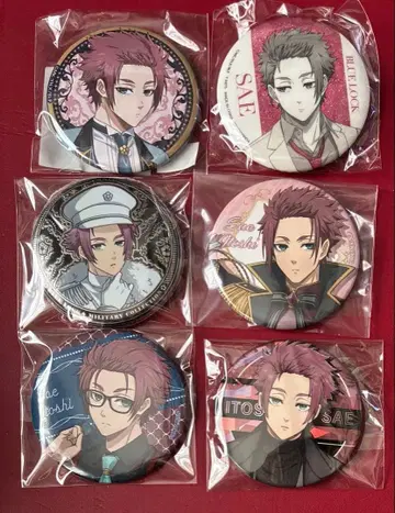 블루 록 이토시 사에 캔뱃지 3개