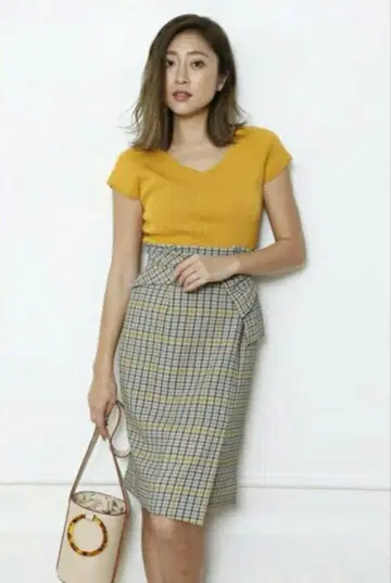 저스길리티 JUSGLITTY 리본 스커트 새상품급