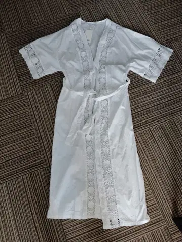 [ 미사용 택 포함 ] ZARA HOME 레이스 가운