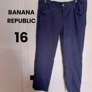 BANANA REPUBLIC [ 16 ] 캐주얼 팬츠 다크 블루