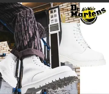 닥터 마틴 화이트 비건 부츠 US6