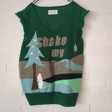 츠모리치사토 WINTER 니트 베스트