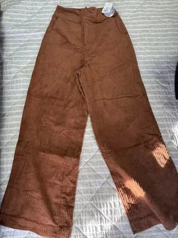 CALNAMUR 코듀로이 하이웨스트 팬츠