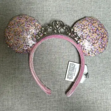 디즈니 머리띠 티아라 스팽글 캘리포니아 디즈니