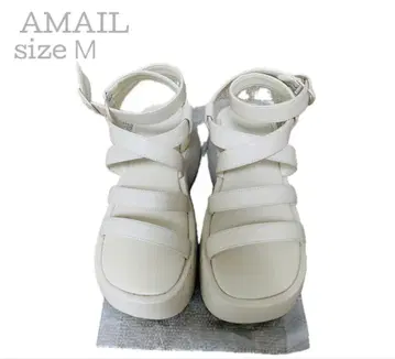 AMAIL MATURE&JILL 플랫폼 벨트 샌들