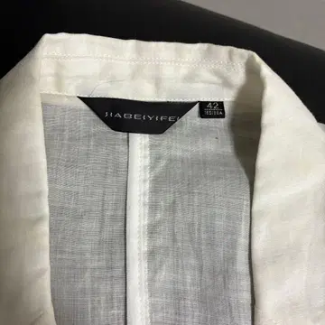 JIABEIYIFEN 화이트 자켓 42