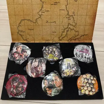 진격의 거인 10주년 기념 캔뱃지 캔배치 별책 부록 세트