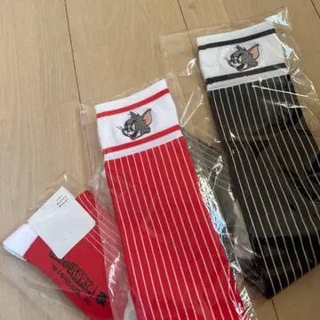 archivio 톰과 제리 스트라이프 삭스 니하이 삭스