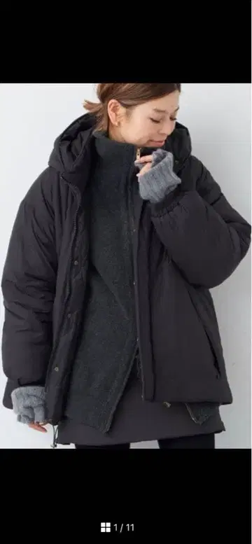 두지엠 클라세 별주 WILDTHINGS HOODY 코트 블랙