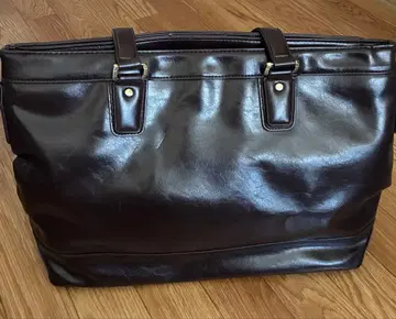 다크 브라운 가죽 비즈니스 백