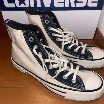 CONVERSE 하이컷 스니커즈 화이트/블랙