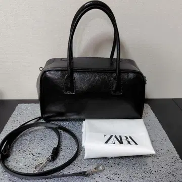 ZARA 블랙 시티백/숄더 스트랩 포함