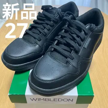 새상품 윈블던 스트링 슈즈 블랙 스니커즈 27 운동화 작업화 050