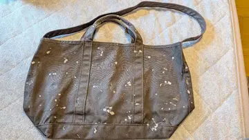 L.L.Bean 페인트 스플래터 그로서리 토트백