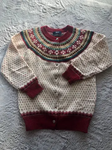 RIO 페어아일 패턴 여성용 가디건