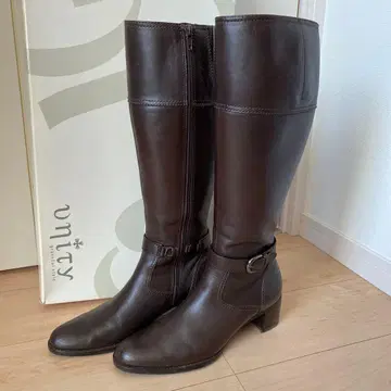 시착만 한 상품 유니티 unity 롱 부츠 브라운 23.5