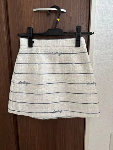 [ Darich ] 보더 트위드 스커트