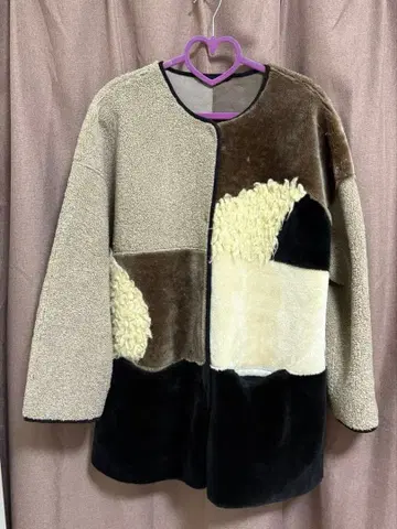 ROSE BUD 리버서블 인조 모피 무스탕 코트