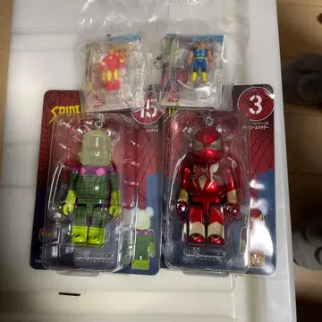 BE@RBRICK 스파이더맨 아이언맨 그린 고블린 세트