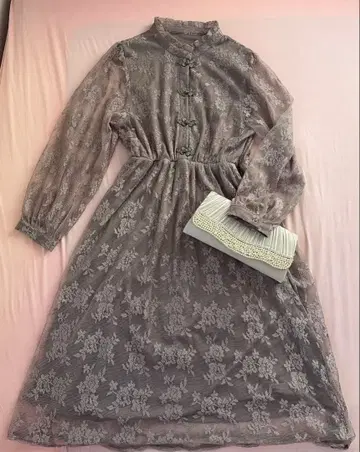 전체 레이스 원피스 경사 파티 드레스 차이나풍