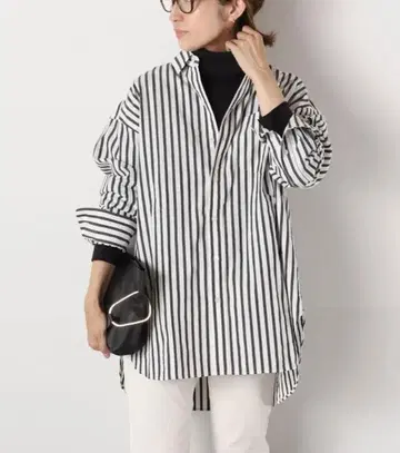 [ FRAMe WORK ] 코튼 스트라이프 셔츠