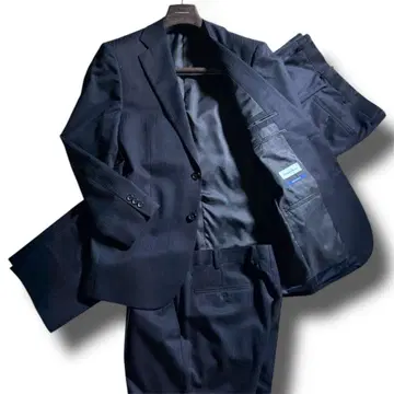 크리스찬 오라니 수트 팬츠 2개 세트 네이비 스트라이프 비즈니스