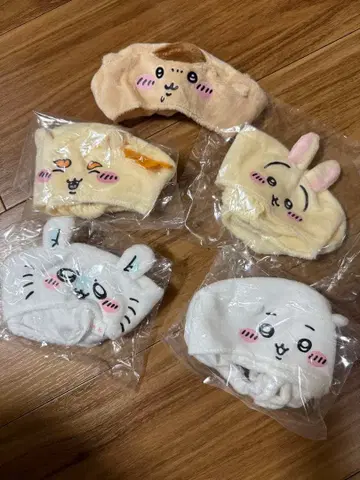 치이카와 (먼작귀) 고양이 모자 5종 세트