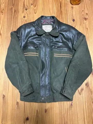 [초초레어] 1966 스페인산 gerome 가죽 자켓