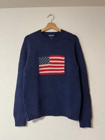 LANDS' END 성조기 knit sweater
