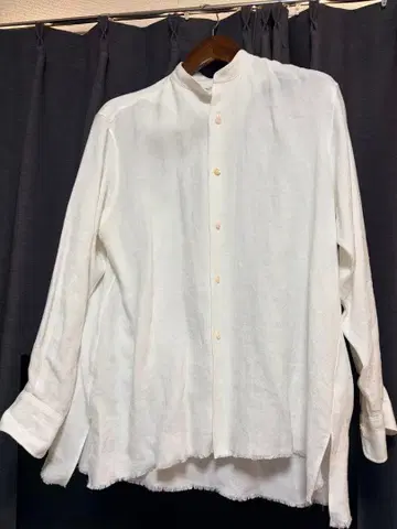 25ss MAATEE&SONS 프린지 셔츠 화이트 사이즈 1