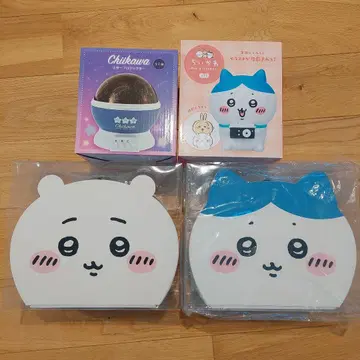 치이카와 (먼작귀) 스타 프로젝터 카메라형 라이트 트렁크 4종 세트