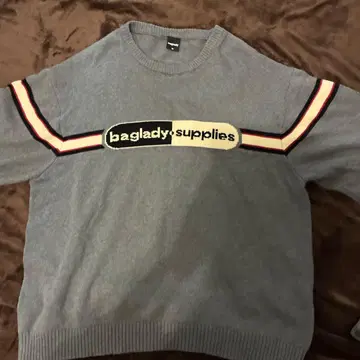 baglady supplies 그레이 스웨터