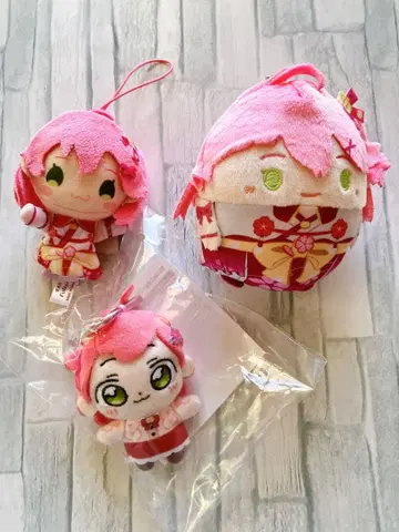 치이미코 사쿠라미코 봉제 인형 키링