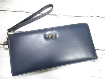 반값 이하 새상품 지갑 여성용 브랜드 장지갑 L자 라운드 천연 가죽 NV