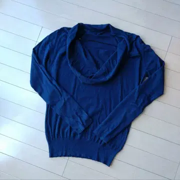 BOSCH 드레이프 넥 스웨터 실크 캐시미어 블렌드