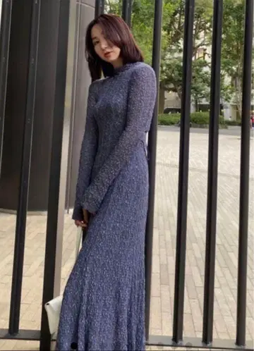 FRAY I.D 슈링크 레이스 원피스