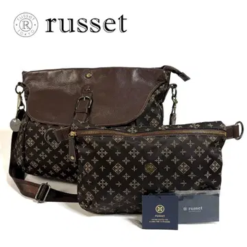 [컨디션 최상] russet 사코슈 일본제 파우치 카드 참 포함