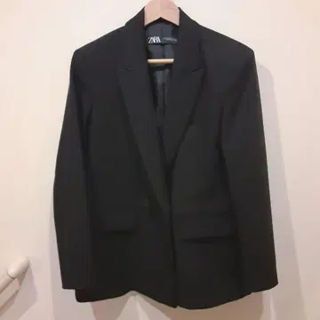 ZARA 자켓 테일러드 자켓 블랙 블랙