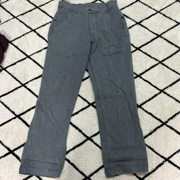 실물 USED 스위스군 1980년대 후기형 빈티지 데님 워크 팬츠