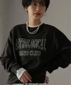 JOURNALSTANDARD 저널 스탠다드 플로키 프린트 맨투맨