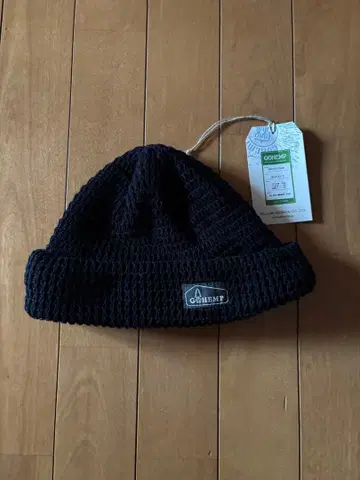 GOHEMP 블랙 니트 모자 니트 캡