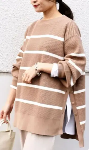 SHIPS 네이비색 보더 와플 롱T 거의 새상품급 24시간 배송