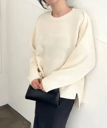 SLOBE IENA 아이보리 3way 니트 세트