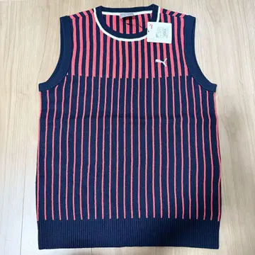 새상품 푸마 골프웨어 니트 베스트 L 정가 12000엔