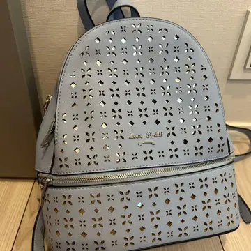 스카이블루 꽃무늬 백팩 대용량 경량