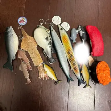 말랑말랑 생선 스트랩 생선 스퀴즈