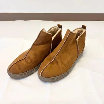 미크리 meekly 무톤 부츠 스웨이드 브라운 LL