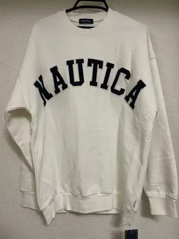 NAUTICA 화이트 맨투맨 M 사이즈